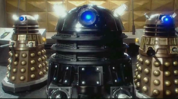 Black and Bronze Daleks