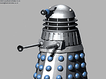 The Chase style 3D Dalek modelled in MAX