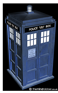 3D TARDIS model used on the DVD