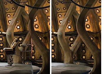 TARDIS before and after