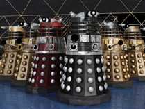 Dalek Supreme Black Dalek Red Dalek