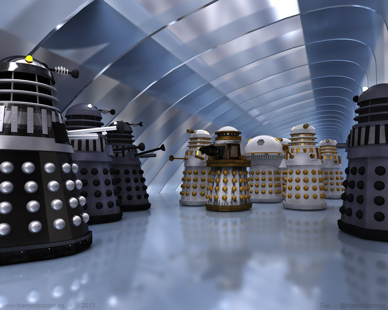 Remembrance of the Daleks Renegade Dalek Doctor Who wall Art 
