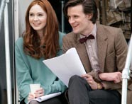 Matt Smith as the Eleventh Doctor and Karen Gillan as Amy Pond