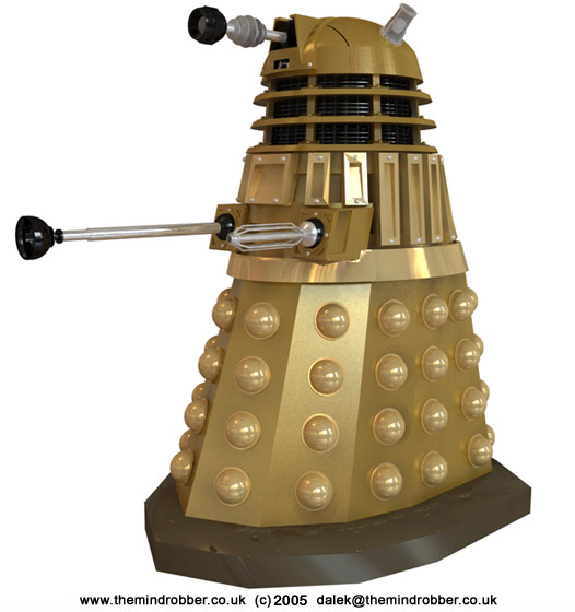 dr who dalek canvas