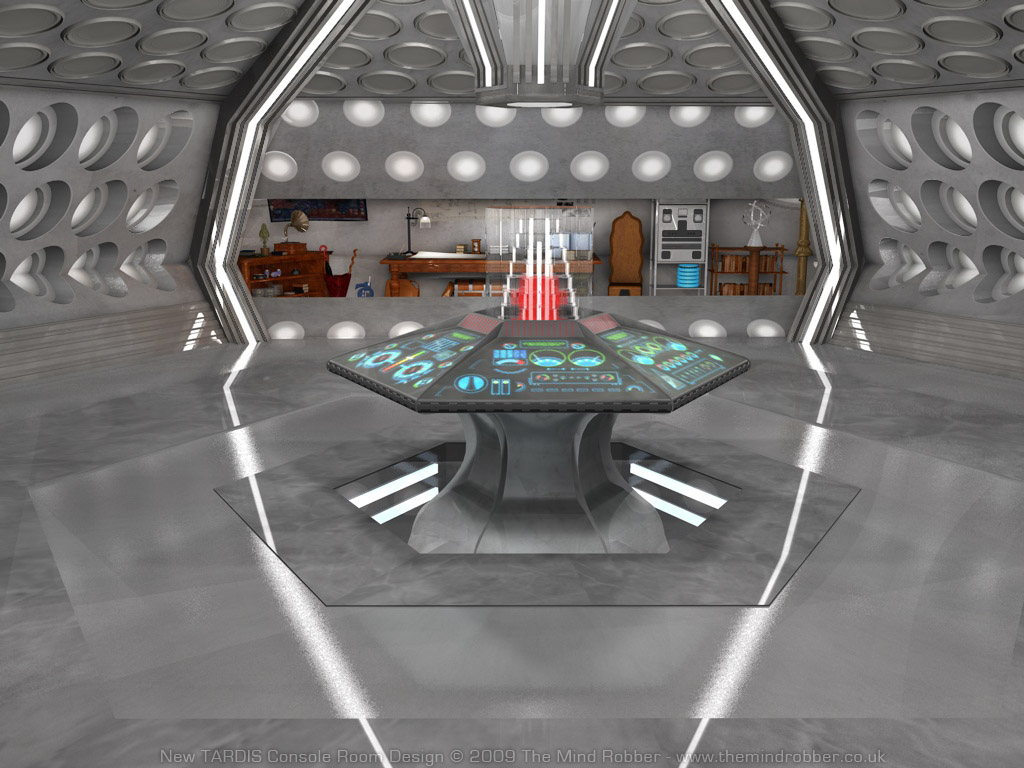 Doctor Who Tardis Interior Redesign Console Control Room