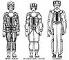 New Cybermen - Media: DPaint IV. Drawn virtually pixel-by-pixel. This is a scanned printout.