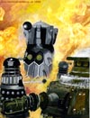 Medium: Paint. An early painting inspired by the end of Evil of the Daleks.