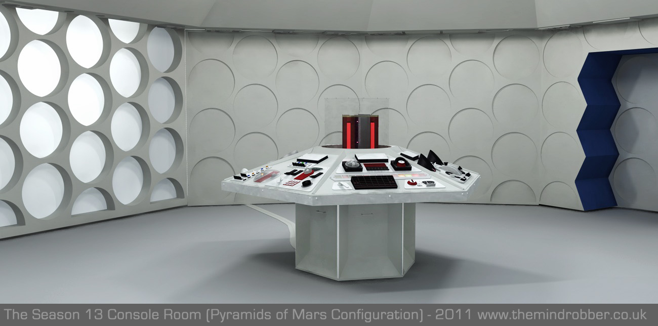 Doctor Who 3d Tardis Console Room Classic Console Model