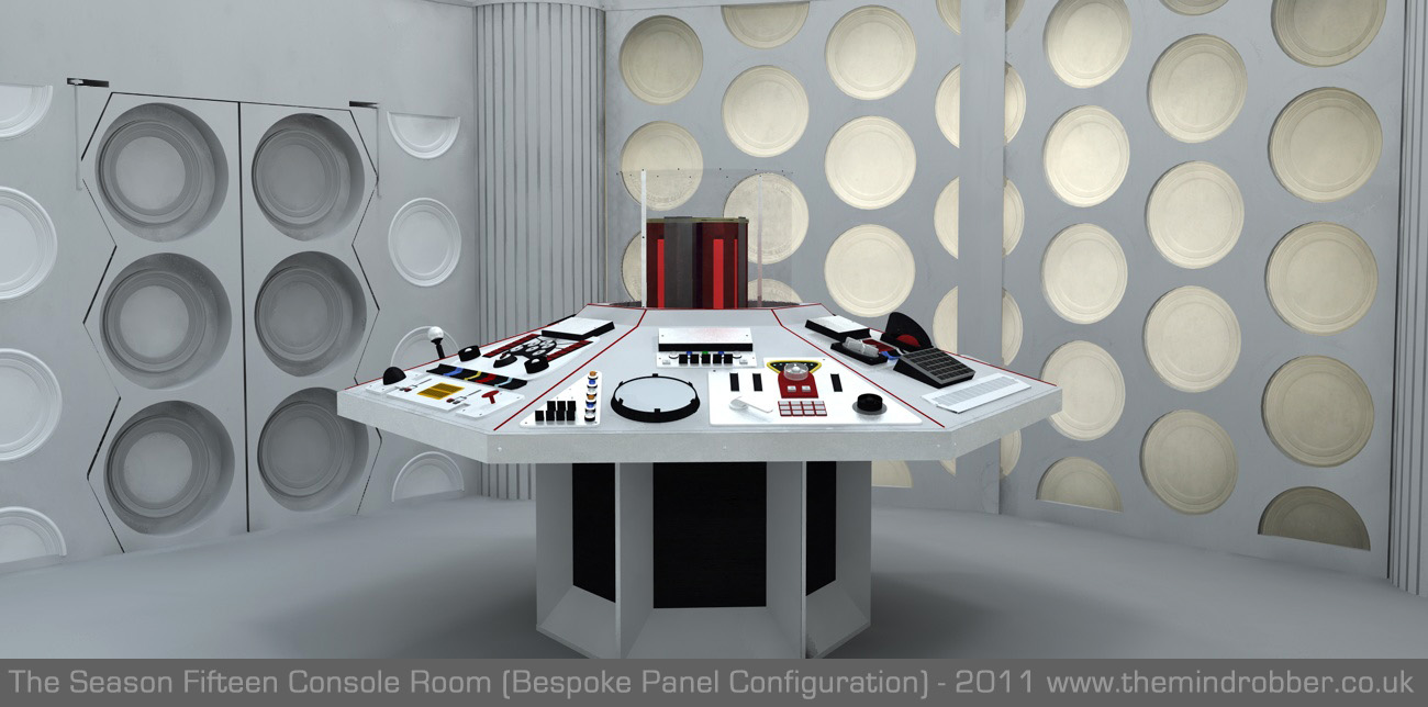 Doctor Who 3d Tardis Console Room Classic Console Model